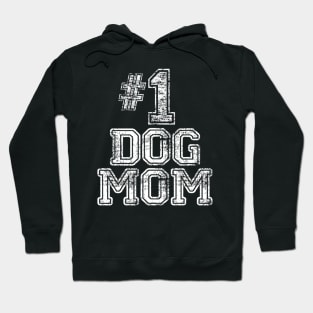 1 Dog Mom   Number One Dog Lovers Pet  Ee Hoodie